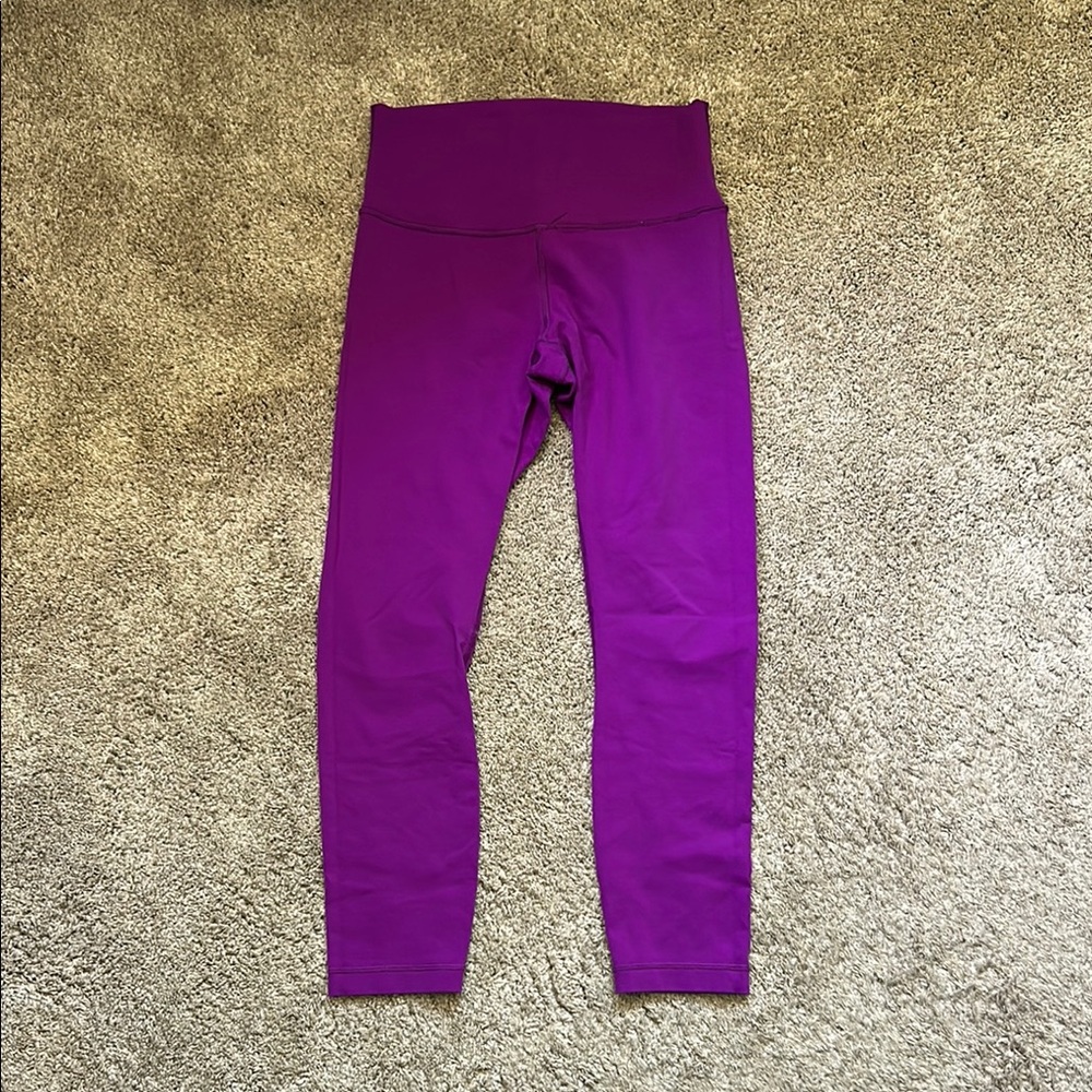 Lululemon Athletica Purple Leggings High Waist Performance